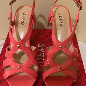 Guess Coral Platform Wedge Sandals